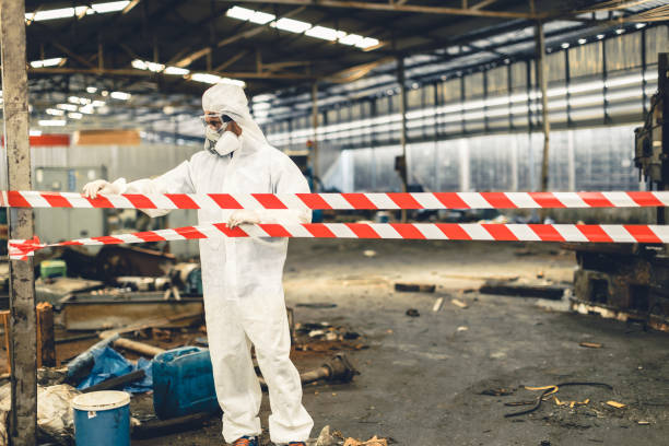 Professional Drug Lab Cleanup technician working in Whippany, NJ